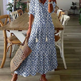 LUNA | BOHO STILIUS MIDI SUKNELĖ BE PASTANGŲ