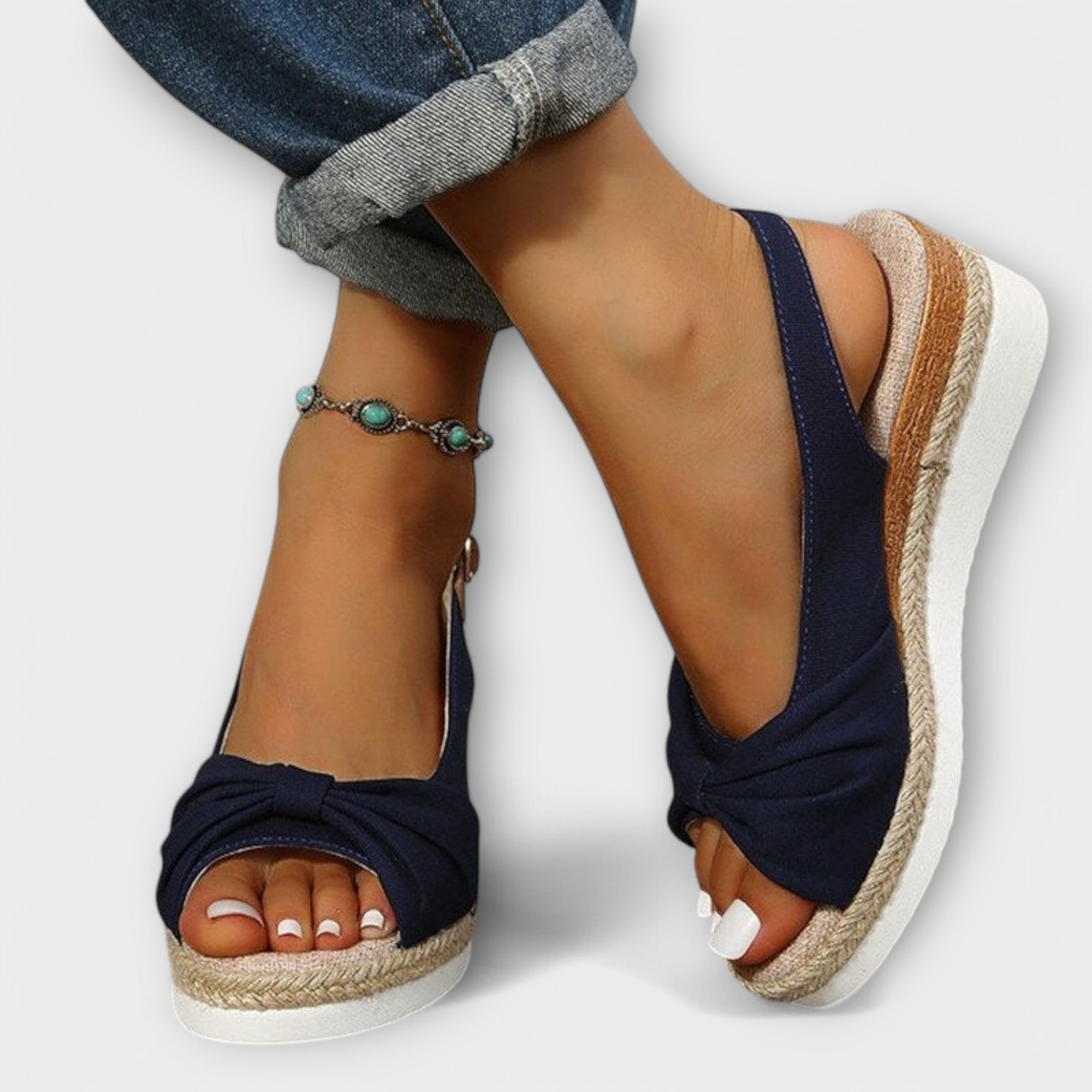 Delia – Espadrilės su pakulne