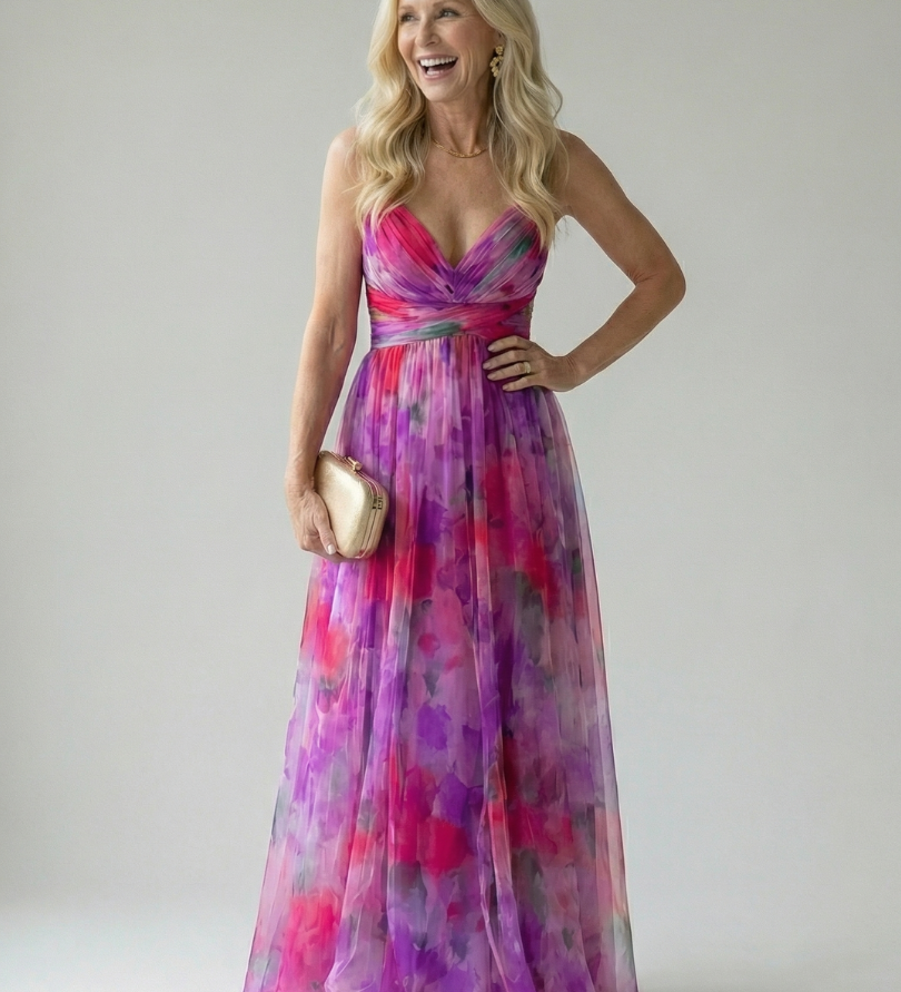 Isel | Minkšta Wrap Maxi Suknelė