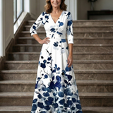 Celine | Midi suknelė su apversta apykakle