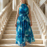 Sylin | Surinkta Halter Midi Suknelė