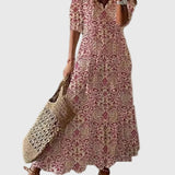 Amalia | Vintage Boho Maxi Suknelė Vasarai