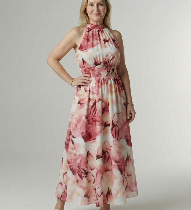 Sylin | Surinkta Halter Midi Suknelė