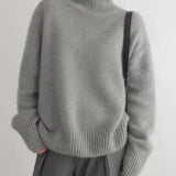 Celine | Minkštas ir Laiko Patikrintas Oversized Turtleneck Megztinis