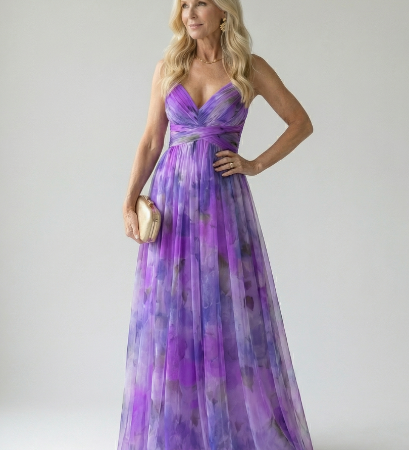 Isel | Minkšta Wrap Maxi Suknelė