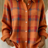 Anna | Plaid Megztinis