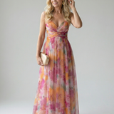 Isel | Minkšta Wrap Maxi Suknelė