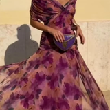 Louise™  | Elegantiška Maxi Suknelė su V formos Dekolte