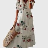 Amalia | Vintage Boho Maxi Suknelė Vasarai