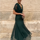 Louise™  | Elegantiška Maxi Suknelė su V formos Dekolte