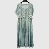 INDIGO | ELEGANTIŠKA MIDI GĖLINĖ SUKNELĖ