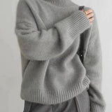 Celine | Minkštas ir Laiko Patikrintas Oversized Turtleneck Megztinis