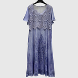 INDIGO | ELEGANTIŠKA MIDI GĖLINĖ SUKNELĖ