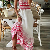 Rianna - Maxi Bohemiška Vasarinė Suknelė