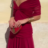 Louise™  | Elegantiška Maxi Suknelė su V formos Dekolte