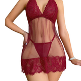 Dana – Babydoll su nėriniuotomis petnešomis