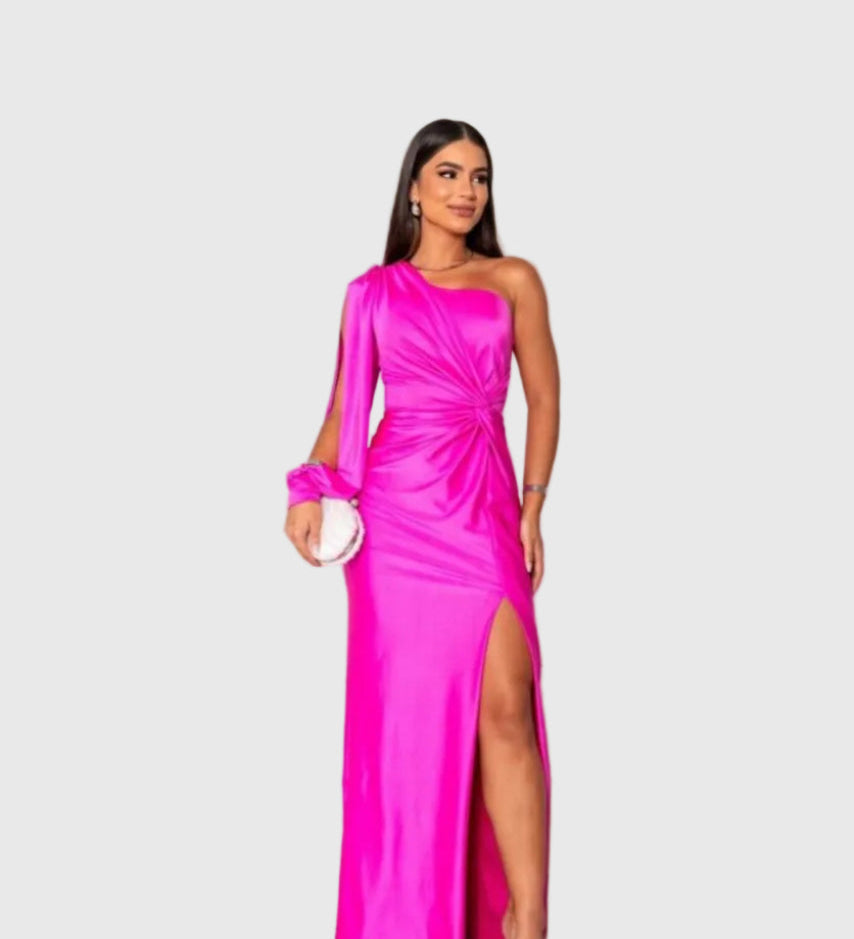 Melyssa | Elegantiška ir Plazdanti Maxi Vakarinė Suknelė