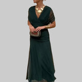 Louise™  | Elegantiška Maxi Suknelė su V formos Dekolte