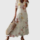 Amalia | Vintage Boho Maxi Suknelė Vasarai