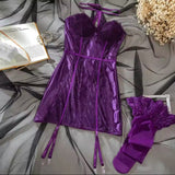 Daria – Satino babydoll su nėriniais