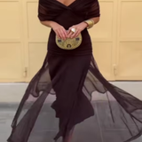 Louise™  | Elegantiška Maxi Suknelė su V formos Dekolte