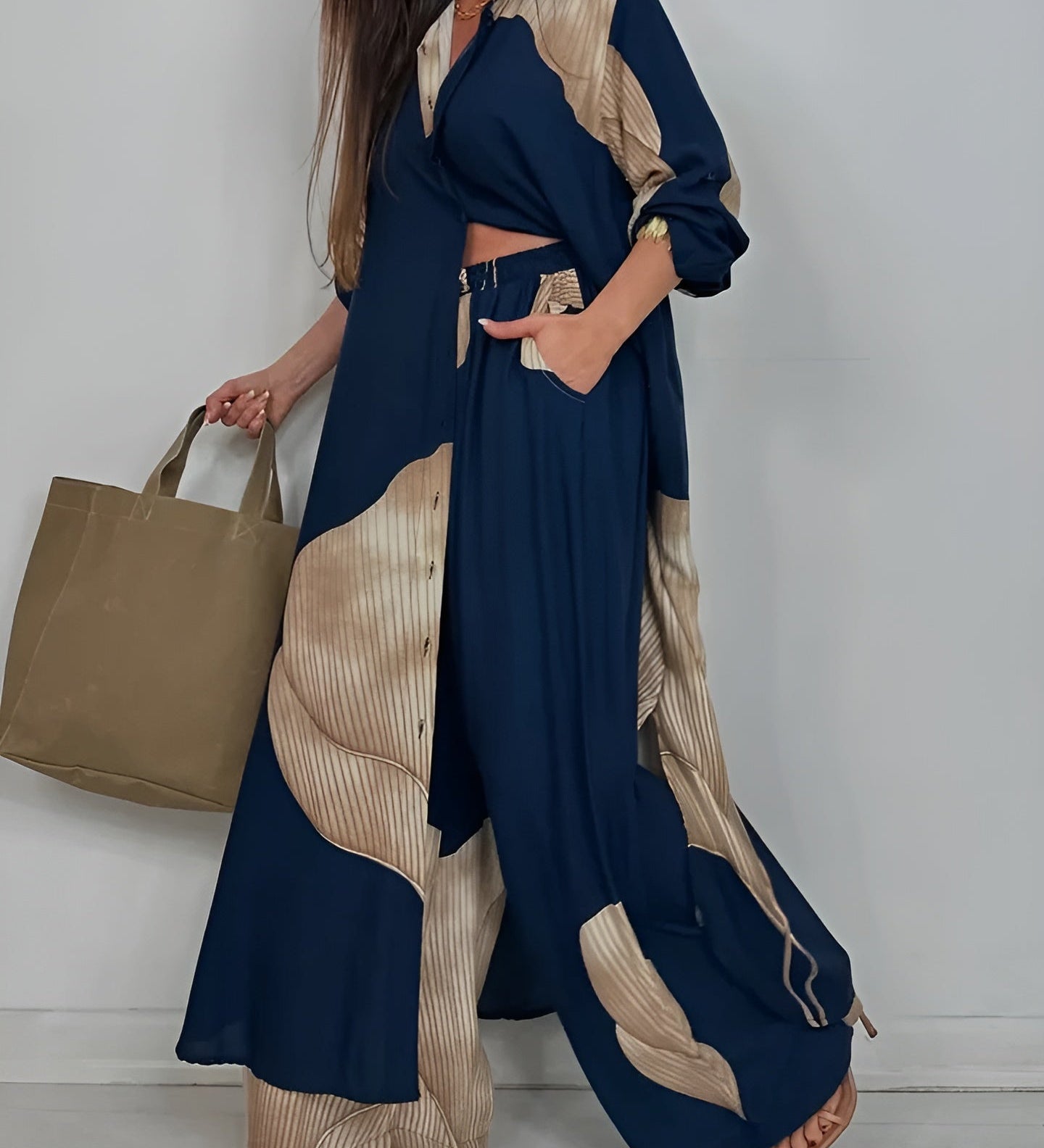 Ileana – Stilingas Vasaros Komplektas Su Patches