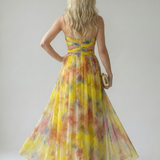 Isel | Minkšta Wrap Maxi Suknelė