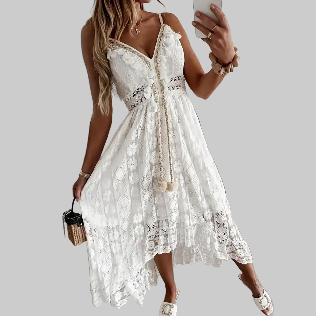 Raelene - Boho Elegantiška Suknelė