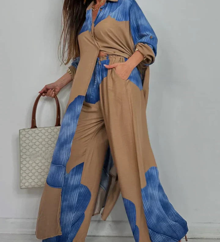 Ileana – Stilingas Vasaros Komplektas Su Patches