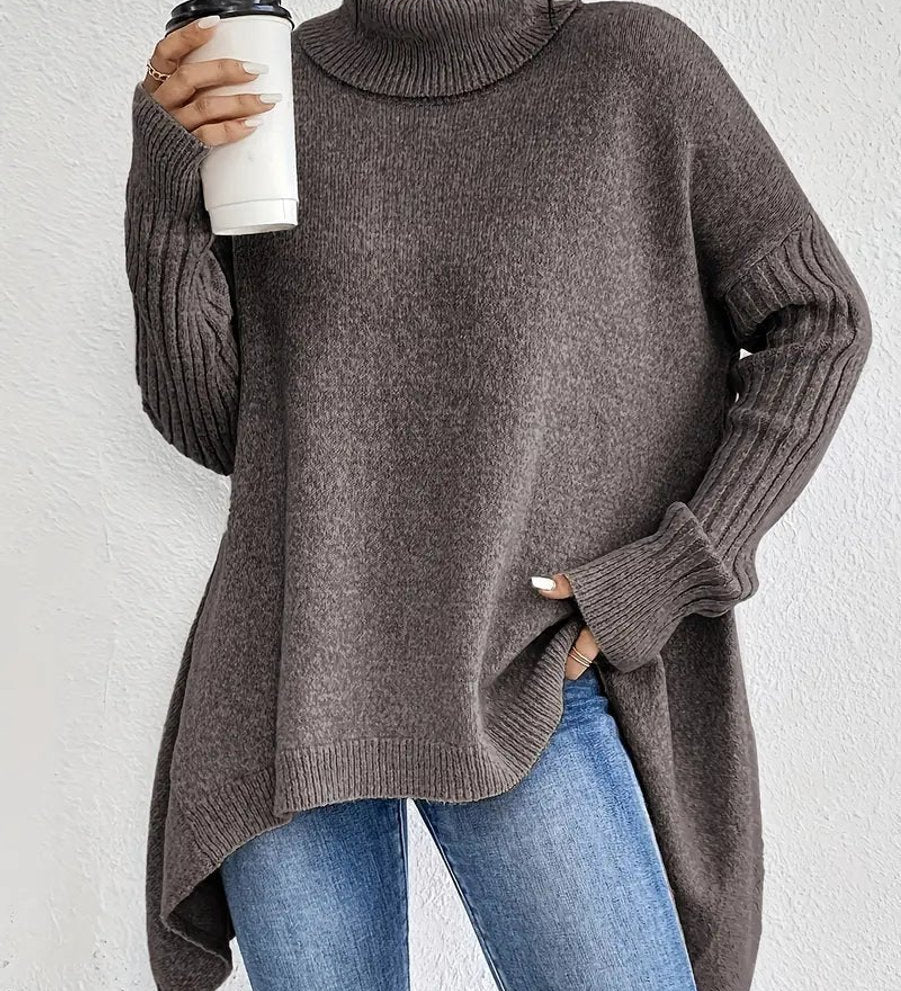 Mila | Patogus ir šiuolaikiškas didelis turtleneck megztinis