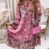 Eira - Boho Stiliaus Spausdinta Suknelė