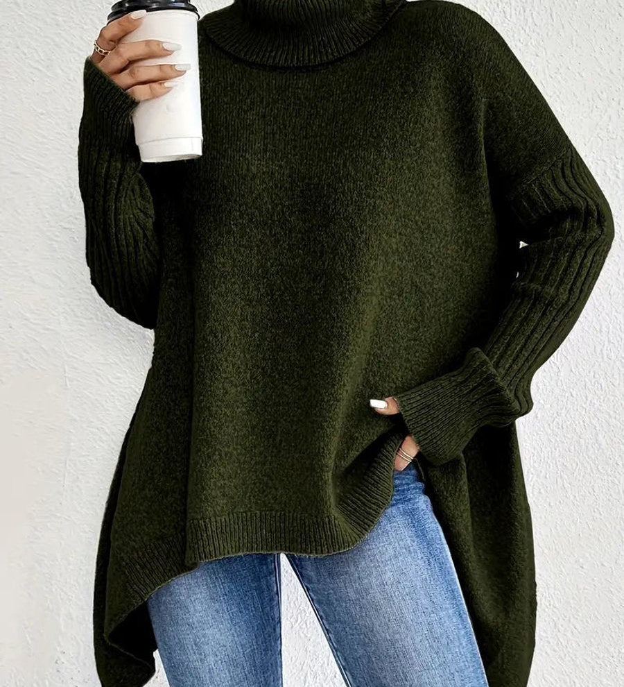 Mila | Patogus ir šiuolaikiškas didelis turtleneck megztinis