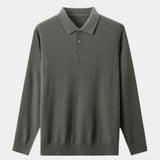 Adrian™ | Vilnonis Polo Marškinėliai su Mygtukais
