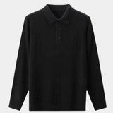 Adrian™ | Vilnonis Polo Marškinėliai su Mygtukais