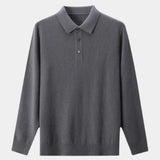 Adrian™ | Vilnonis Polo Marškinėliai su Mygtukais