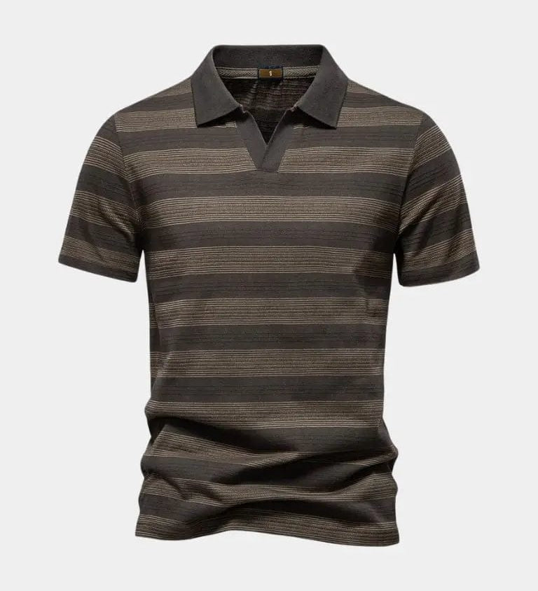 Benjamin™ | Klasikinis polo marškinėliai su nusidėvėjusia apdaila