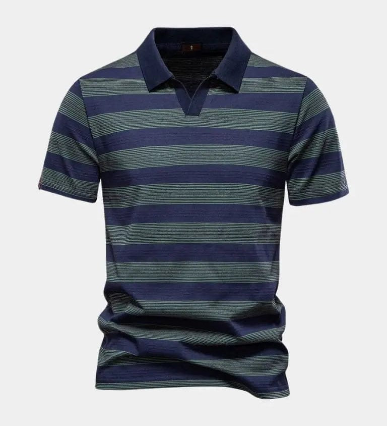 Benjamin™ | Klasikinis polo marškinėliai su nusidėvėjusia apdaila