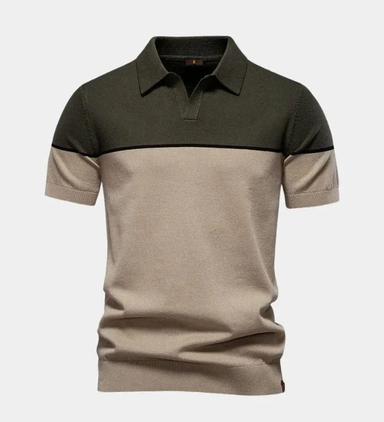 Casper™ | Velūro odos polo marškiniai