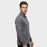 Adrian™ | Vilnonis Polo Marškinėliai su Mygtukais