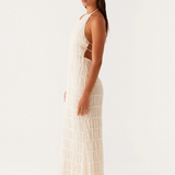 Katalina – Juoda Maxi Suknelė Halter