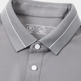 Klaus™ | Plieno pilkas polo