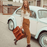 Corina — Retro Twist Rankinė Mėlyna-Rožinė