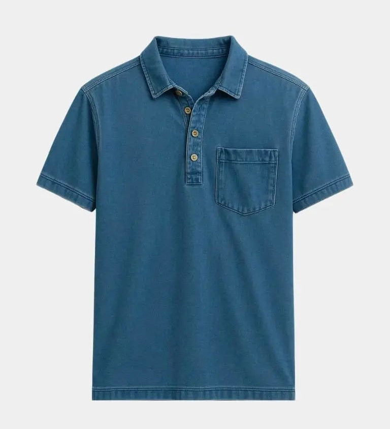 Lauge™ | Betliejaus mėlynas polo marškinėlis