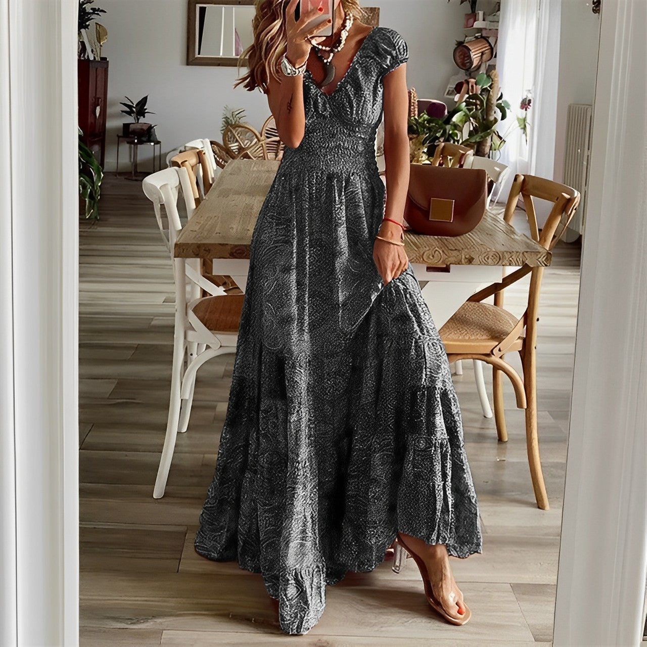 Kaida - Elegantiška Boho Suknelė