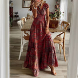 Kaida - Boho Elegantiška Suknelė