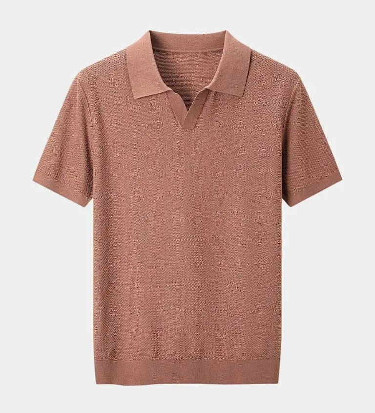 Loke™ | Ruda akmens polo marškiniai