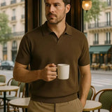 Loke™ | Ruda akmens polo marškiniai
