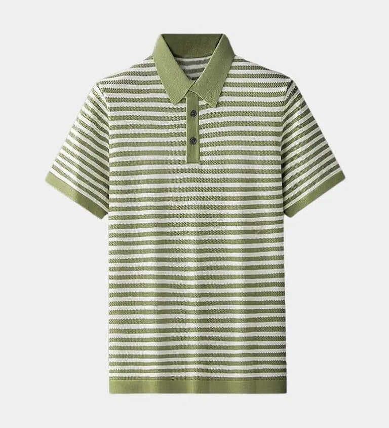 Malthe™ | Klasikinis dryžuotas polo marškinėlis