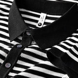 Malthe™ | Klasikinis dryžuotas polo marškinėlis