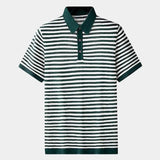 Malthe™ | Klasikinis dryžuotas polo marškinėlis